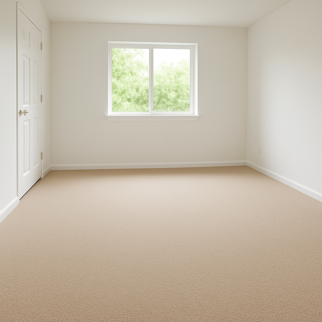 Après — Moquette de chambre après déménagement