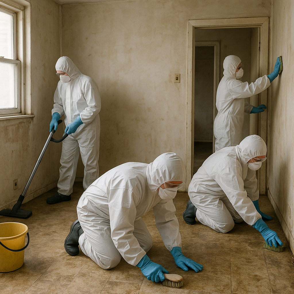 Remise en état d'appartements dégradés